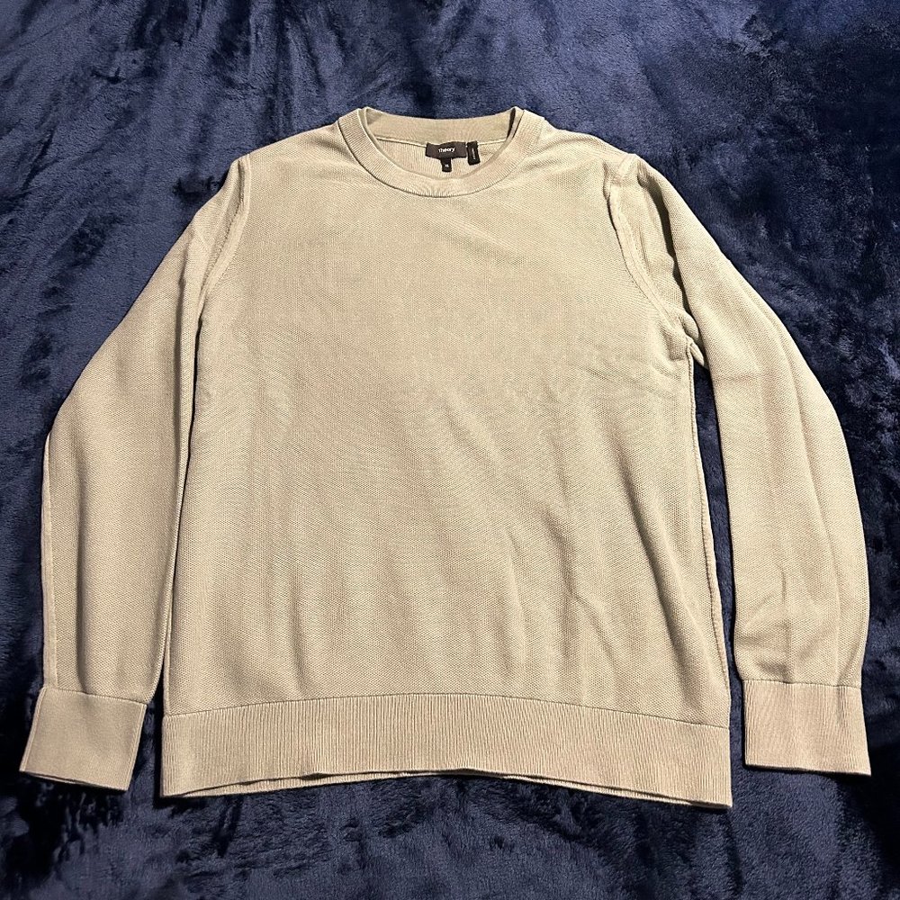 Theory Seafoam Green Longsleeve Crewneck